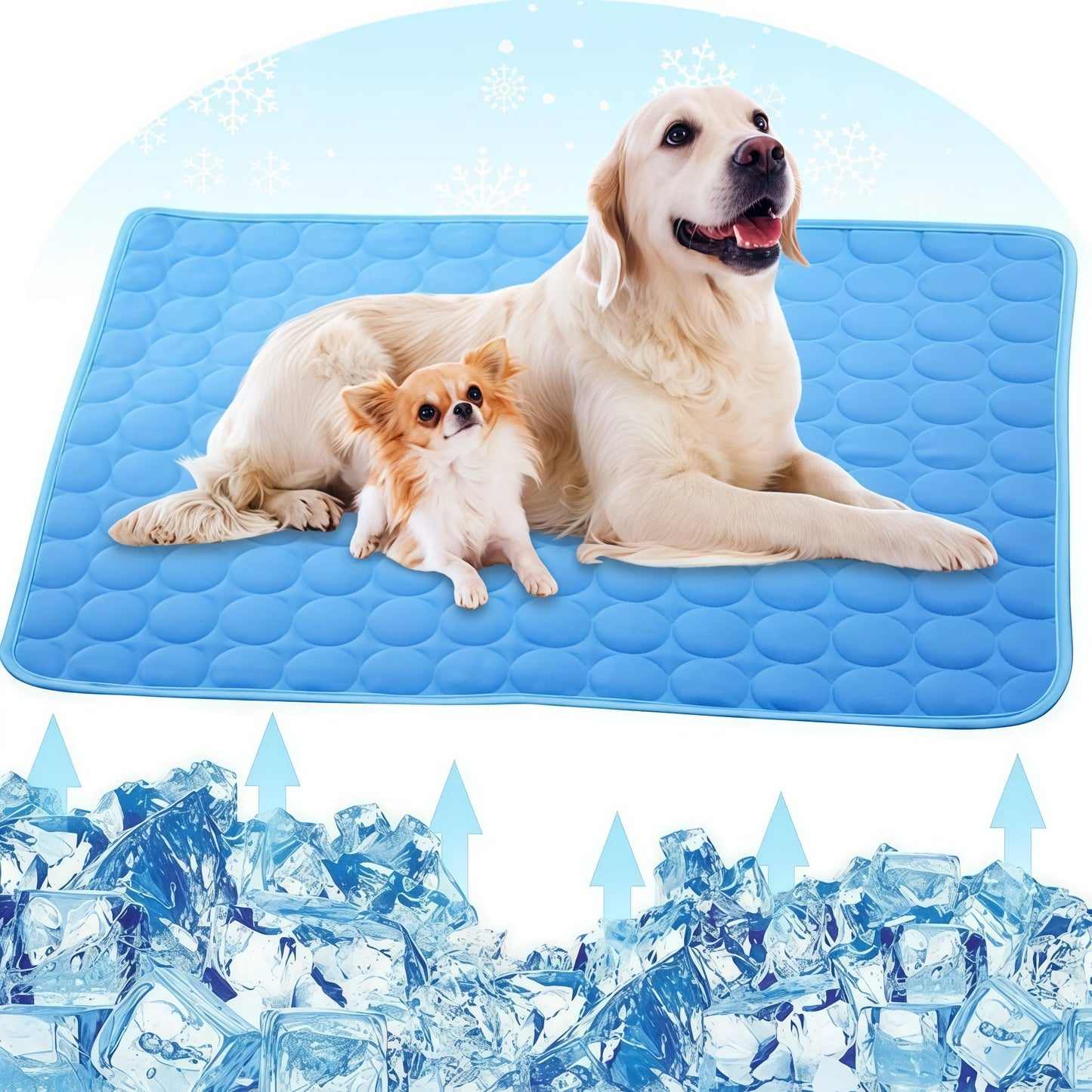 Cooling Dog Mat 2XL - Ice Silk Pet Bed