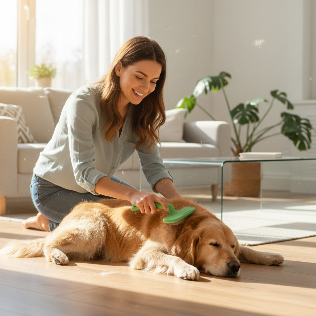 Deshedding Brush Lifestyle
